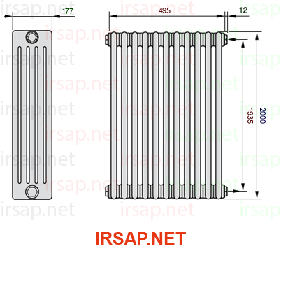 Радиатор IRSAP Tesi 52000/11 T30 CL 01